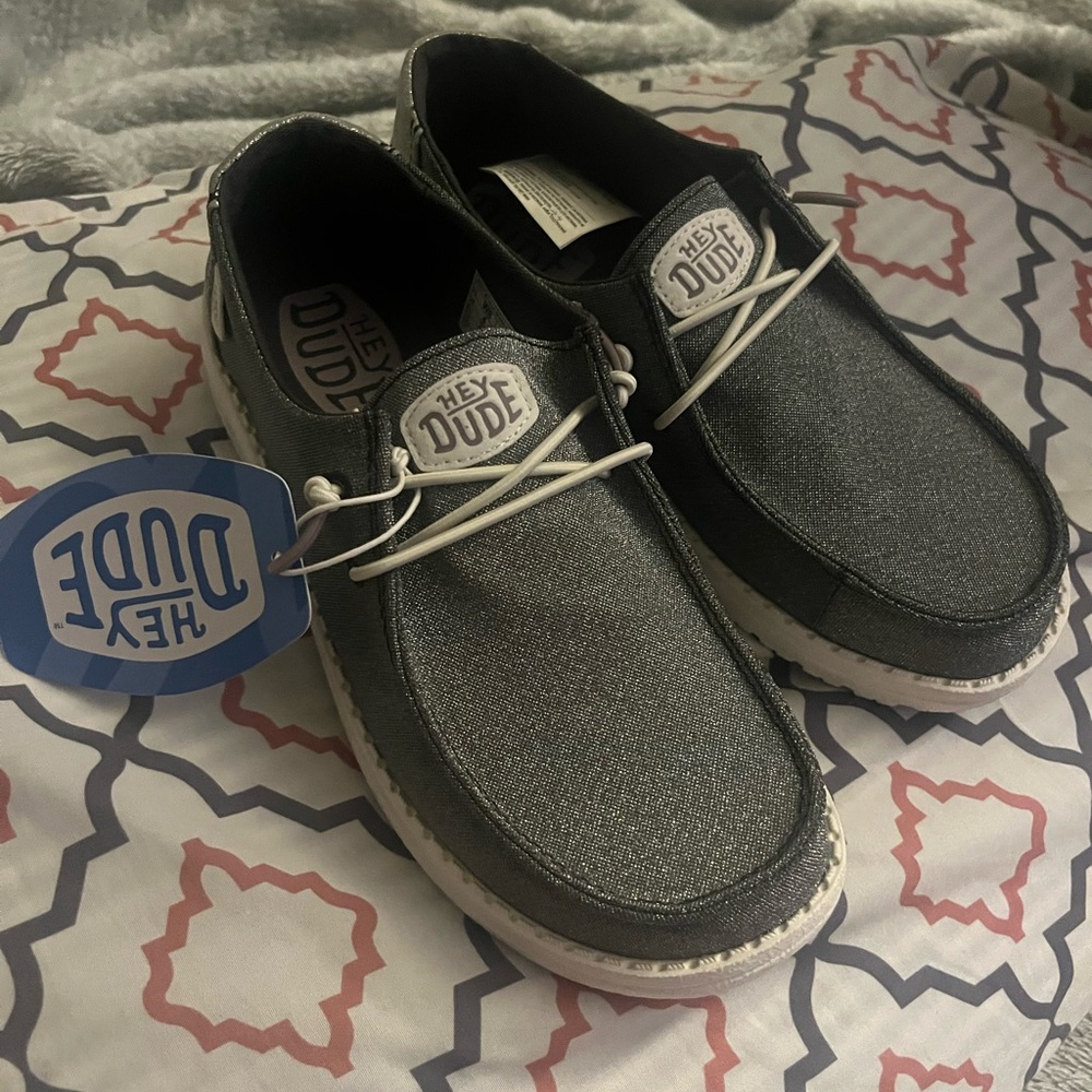 **SOLD** Hey Dude Gray Loafers Slip-On Casual Shoes
